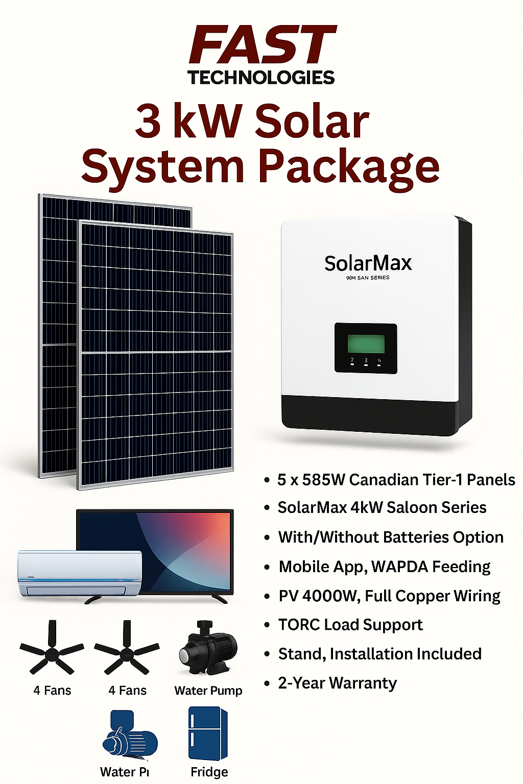3 KW SOLAR SYSTEM